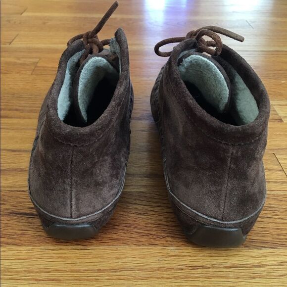 MerrellâMarbleseed Espressoâbrownâleatherâbooties - Picture 4 of 6